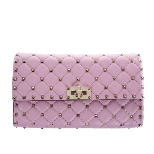  Valentino/華倫天奴 女士粉色小牛皮斜挎包 QW2B0137 NAP CY4 PLSX