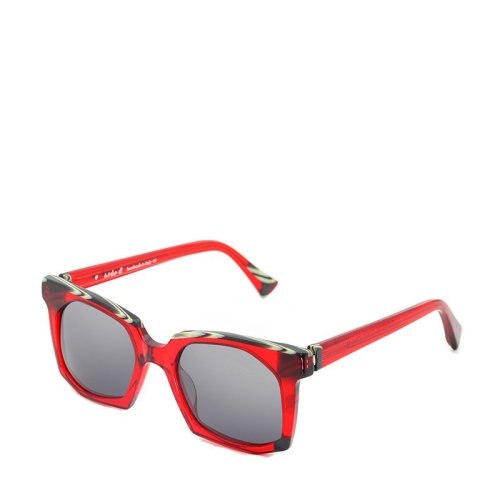 2ND FRAME/框框 透紅黑色不規(guī)則方框太陽鏡 7099009X