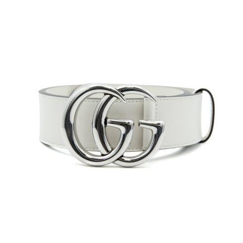 GUCCI/古馳  古琦女士雙G帶扣皮革腰帶 400593 0YA0P 1000