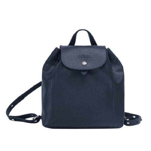  Longchamp/瓏驤 女士海軍藍(lán)皮革雙肩背包 L1306 757 556 PLSX