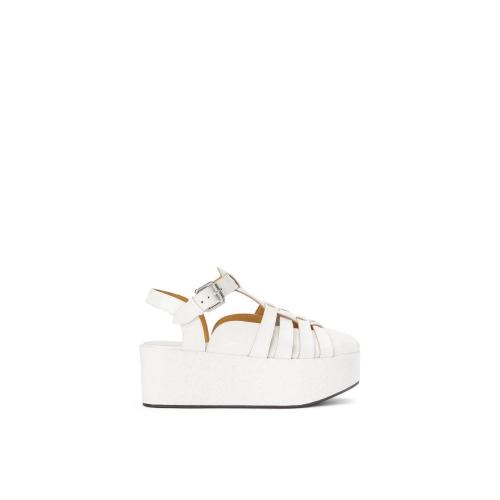  LOEWE羅意威 22年秋冬 女士 高跟涼鞋 Wedge sandal in calfskin L815S10X13-1950