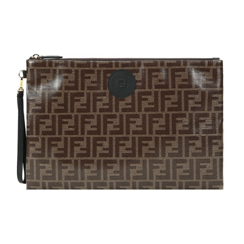 FENDI/芬迪 女士大號其它涂層面料手拿包 8N0178 A5K4