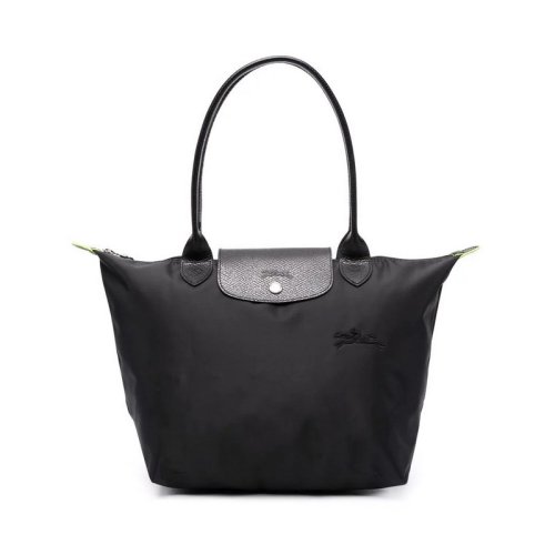  Longchamp/瓏驤 女士黑色尼龍手提包 2605919001 PLSX