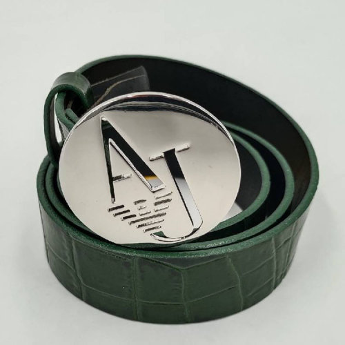 ARMANI JEANS/阿瑪尼牛仔綠色腰帶 Z5119A7 瑕疵折扣