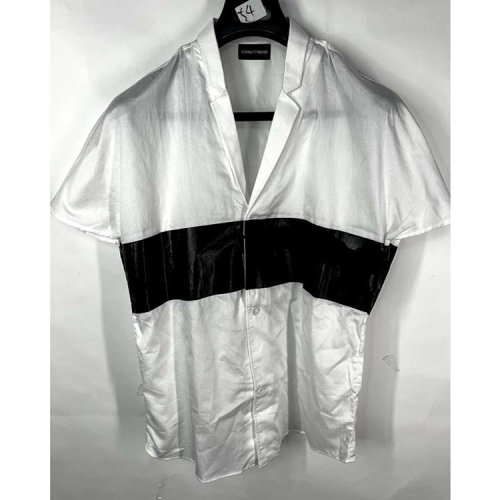 Emporio Armani/安普里奧阿瑪尼男裝/男士襯衫/男士短袖襯衫  R1CF8N R1B1C（瑕疵折扣）