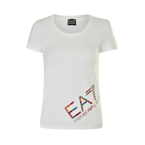  Emporio Armani/安普里奧阿瑪尼 女士深藍(lán)色棉質(zhì)短袖T恤 3ZTT44 J12Z 1100 PLFSX