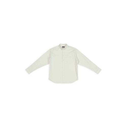  BALENCIAGA巴黎世家 22年秋冬 男士 長(zhǎng)袖襯衫 property shirt large fit 703843TKM019800