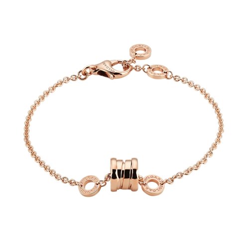 BVLGARI/寶格麗 B.zero1系列18K金玫瑰金 小蠻腰手鏈 350683