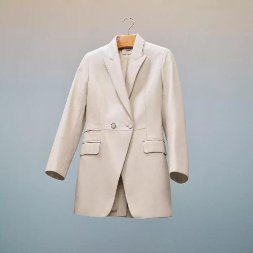  HERMES愛馬仕 22年秋冬 女士 夾克 Veste sartoriale en cuir H2H1202D4F842