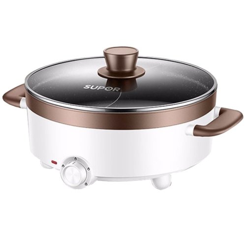 supor/蘇泊爾鴛鴦電火鍋5L雙層防燙4段大火力涮串湯鍋燉鍋H30YK17Y電火鍋