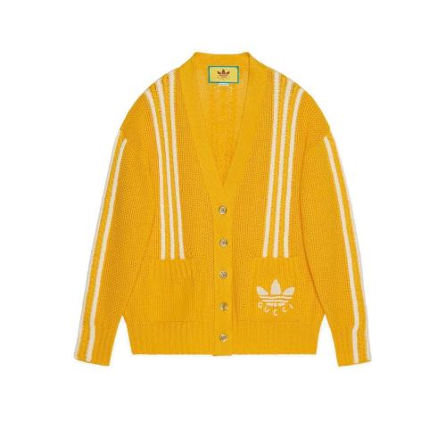  GUCCI古馳 22年秋冬 女士 adidas x Gucci聯(lián)名系列開衫 697513 XKCDJ 7468