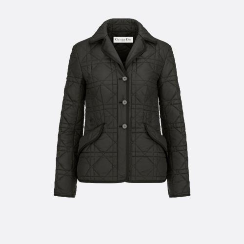  DIOR迪奧 22年秋冬 女士 夾克 Vest Bar Macrocannage 157V38A2827_X9000 預定商品1-3周發(fā)貨