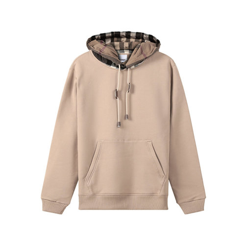 BURBERRY/博柏利 男衛(wèi)衣 男款棉質(zhì)加絨款寬松版保暖連帽衛(wèi)衣運(yùn)動(dòng)衫格紋 80450061