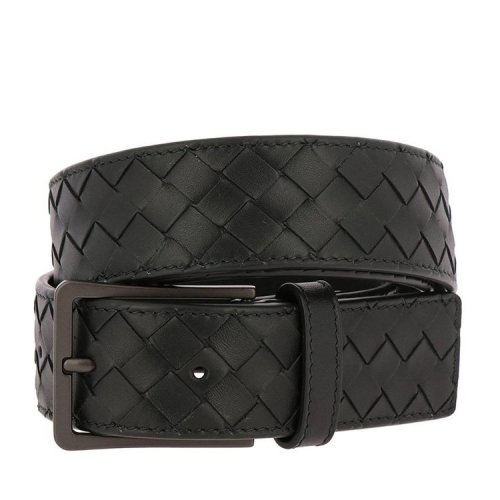Bottega Veneta/葆蝶家  寶緹嘉男士黑色皮革腰帶 475599V46501000 HKY012467