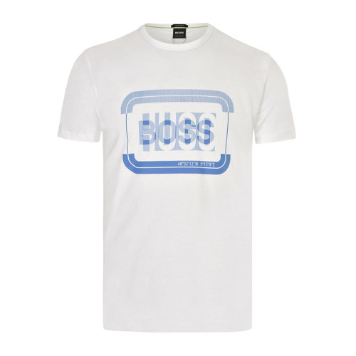 HUGO BOSS/雨果波士  男裝 服飾 新款純棉時尚休閑男士短袖T恤