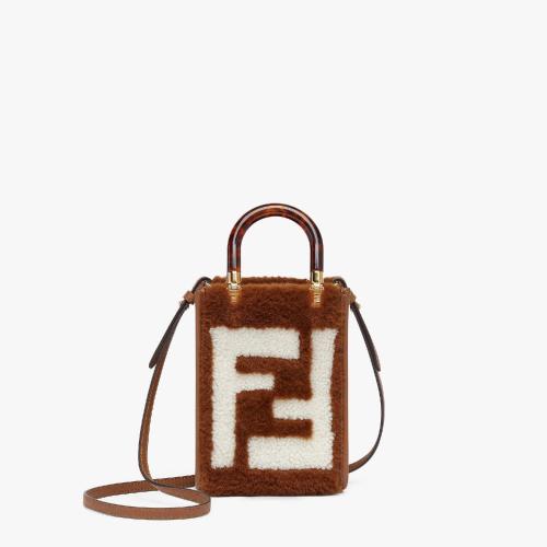  FENDI芬迪 22年秋冬 女士 單肩包 Mini Sunshine Shopper 8BS051AL9YF1HZH