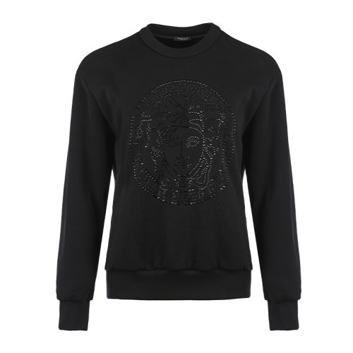 VERSACE/范思哲 美杜莎燙鉆圖案女士套頭衛(wèi)衣女衛(wèi)衣10015701A01174