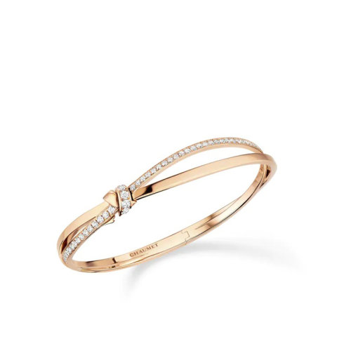 Chaumet/尚美  LIENS SéDUCTION系列 女士18k金玫瑰金半鑲切割鉆石手鏈083229