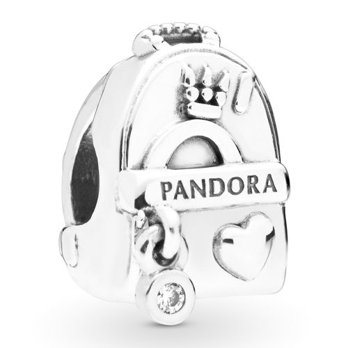 PANDORA/潘多拉 女士銀色925銀時尚潘多拉音樂盒吊墜串珠 797859CZ