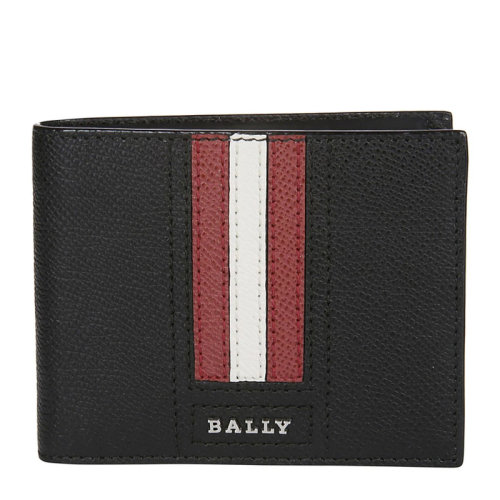 BALLY/巴利 22春夏 男士 黑色條紋卡夾包錢包 6224892