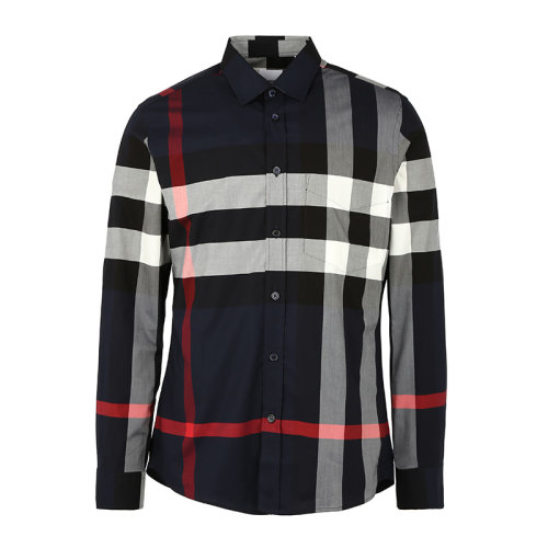 BURBERRY/博柏利巴寶莉襯衫男士長袖襯衫格紋襯衫8018111