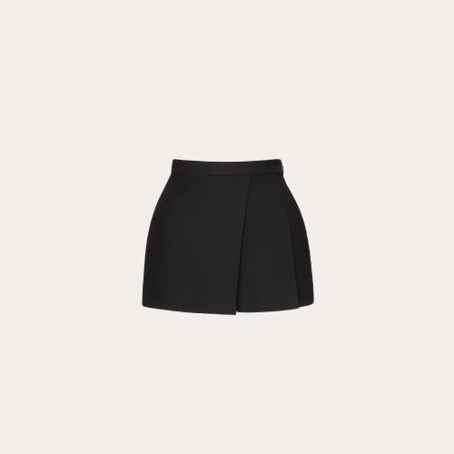  VALENTINO華倫天奴 22年秋冬 女士 短褲 MINI JUPE SHORT IN CREPE COUTURE XB3RA8E51CF0NO