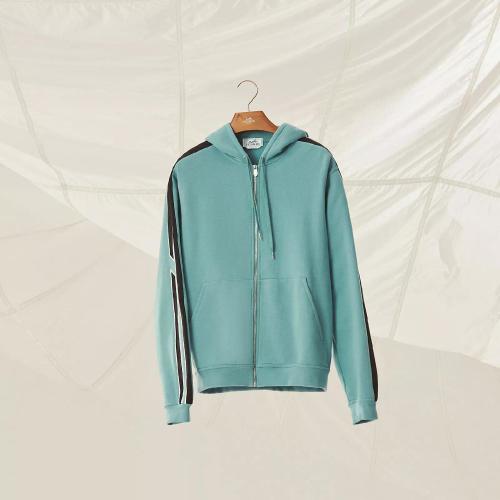  HERMES愛馬仕 22年秋冬 男士 衛(wèi)衣 Sweat a capuche zippe ??Run H?? H257660HA64ME