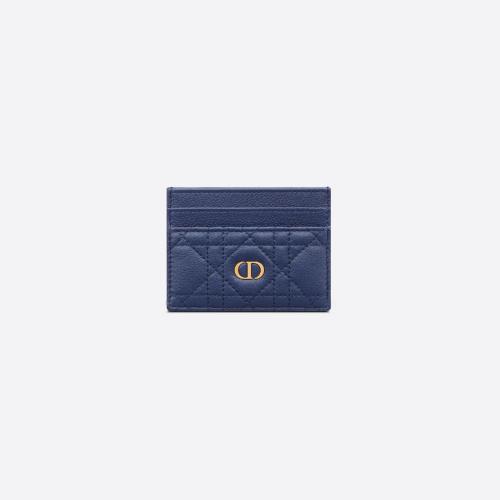  DIOR迪奧 22年秋冬 女士 卡包 Porte-cartes 5?fentes Dior Caro S5130UWHC_M14Z