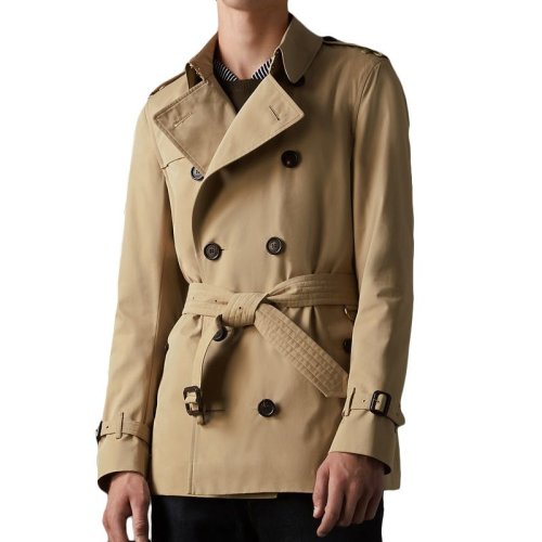  BURBERRY/博柏利 男士卡其色棉質(zhì)大衣 3906687 PLFSX