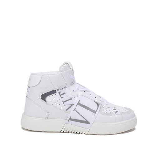 Valentino/華倫天奴 男士織物配皮綁帶中幫系帶運(yùn)動(dòng)鞋VLTN圖案 WY2S0E03 WRQ