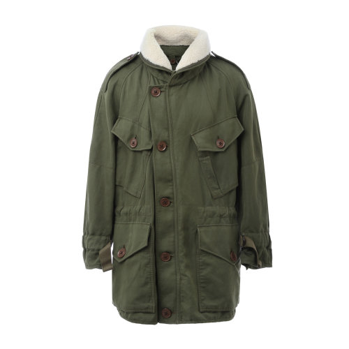 BURBERRY/博柏利 橄欖綠色男士夾克 長(zhǎng)款外套 男士大衣 風(fēng)衣 瑕疵特賣（陳列痕跡，不影響使用）