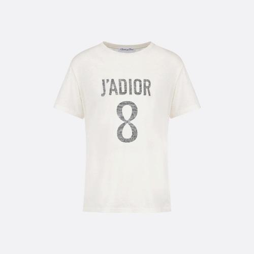  DIOR迪奧 22年秋冬 女士 短袖T恤 T-shirt J'Adior?8 213T03TC001_X0200 預(yù)定商品1-3周發(fā)貨