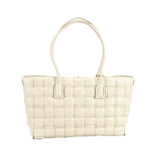 GeleiStory/GeleiStory  時尚百搭托特包牛皮單肩女包編織托特包2021新款女包