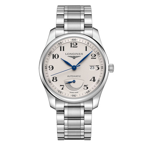 LONGINES/浪琴  名匠系列 自動機械表精鋼表殼鋼鏈銀“大麥籽?！北P男表40毫米L2.908.4.78.6