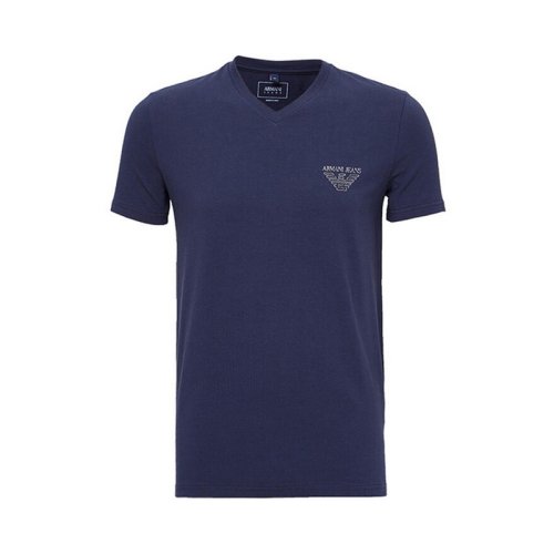 Emporio Armani/安普里奧阿瑪尼 男士海軍藍棉質(zhì)短袖T恤 3Y6T06-6J1FZ-1541 PLFSX