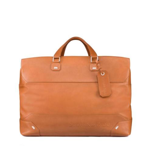  STEFANO RICCI 史蒂芬 22年秋冬 男士 手提包 小牛皮旅行袋 496319001