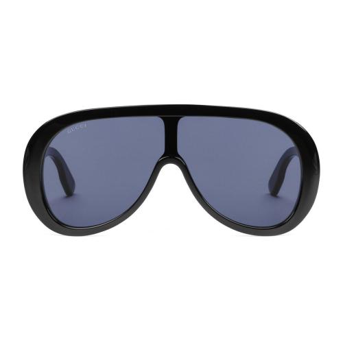  GUCCI古馳 22年秋冬 男士 超大造型面罩風(fēng)格太陽眼鏡 720723 J0740 1012