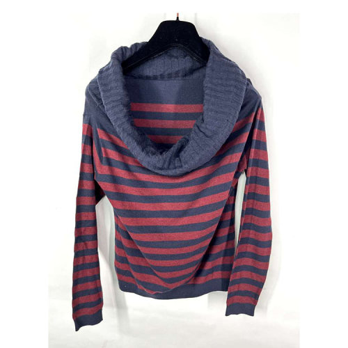 ARMANI JEANS/阿瑪尼牛仔 藍(lán)色條紋針織衫 ZWW15 KC