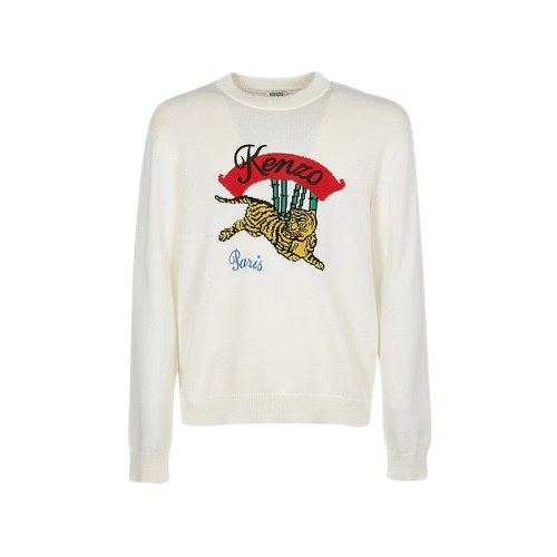 KENZO/高田賢三    白色男士針織衫/毛衣  5PU2573XC