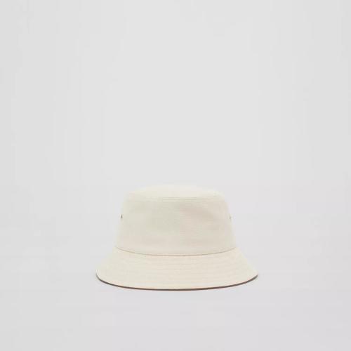  BURBERRY 22年秋冬 男士 Horseferry 裝飾棉質(zhì)漁夫帽 80574011