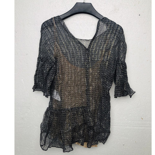 Stella McCartney/絲黛拉麥卡妮 女士黑色短袖 456073 SIA10 1000 瑕疵折扣