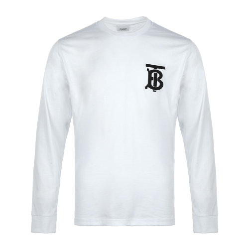 BURBERRY/博柏利21新品專屬標識圖案棉質男士長袖T恤8024600