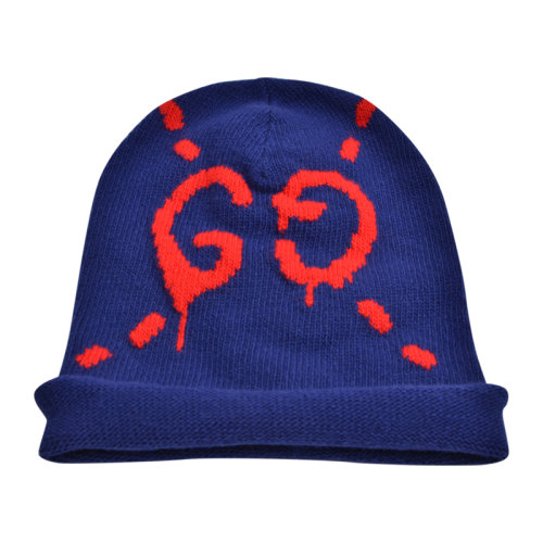 GUCCI/古馳 男女同款 冬季 經(jīng)典雙G 羊毛 針織帽455975 3G206 4274【奧萊】