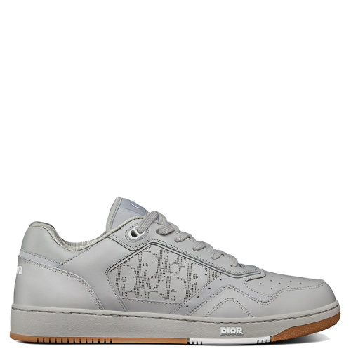 DIOR/迪奧      B27系列 男士光滑皮革和灰色老花印花皮革運(yùn)動鞋3SN272ZIJ_H868