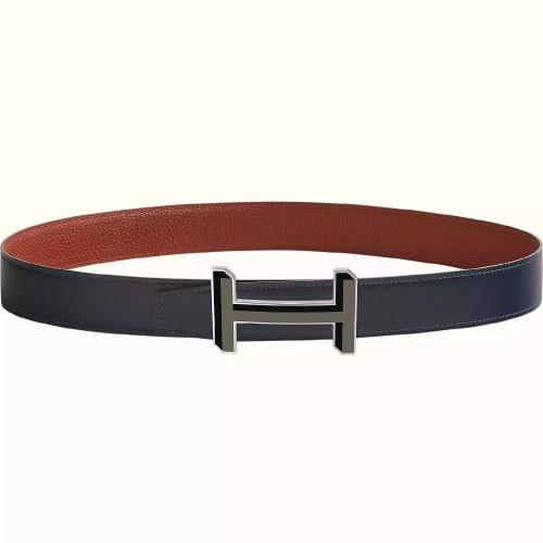  HERMES愛(ài)馬仕 22年秋冬 男士 腰帶 Boucle de ceinture H 3D %26 Cuir de ceinture reversible 3