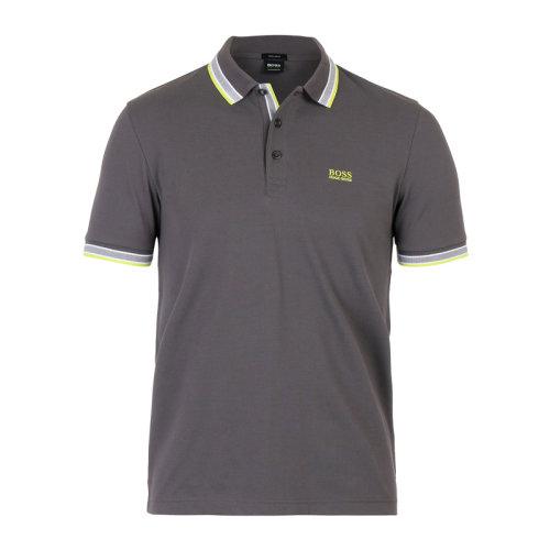 Hugo Boss 雨果博斯  男裝 服飾 灰色棉簡約經(jīng)典logo微標(biāo)圖案 男士短POLO Paddy50198254