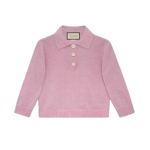 GUCCI/古馳  新款粉色羊毛女士針織衫/毛衣   aq