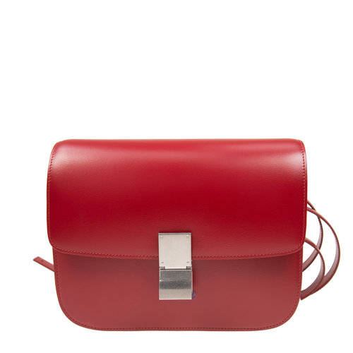  CELINE/賽琳 思琳 女包 時(shí)尚百搭紅色皮質(zhì)單肩包 189173DLS-27ED