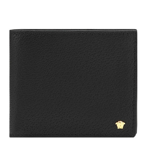 VERSACE/范思哲  男士黑色小牛皮短款錢夾錢包男包  DPU2463-DGOV2-D41OH