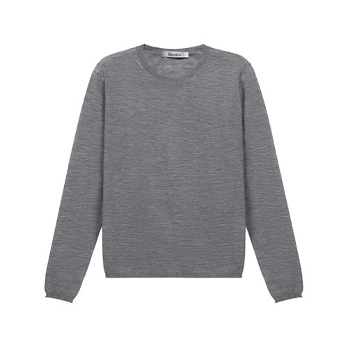 MaxMara/麥絲瑪拉 女士針織衫/毛衣山羊絨圓領(lǐng)長袖羊絨衫 MARMO